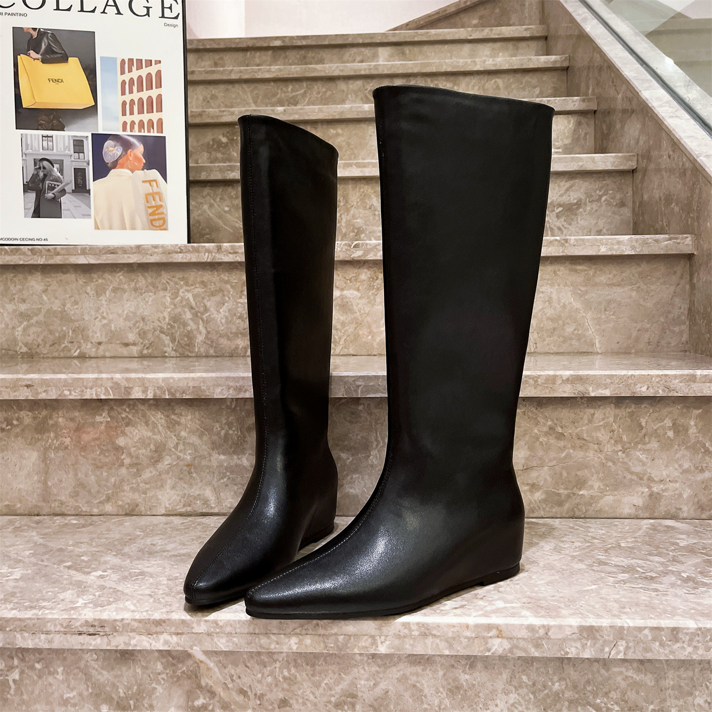 时装靴瘦瘦靴长靴马丁靴女鞋