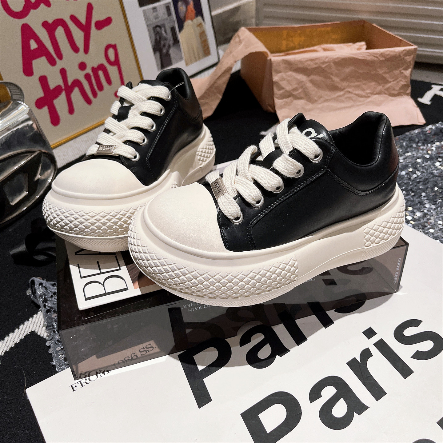 大头休闲鞋板鞋面包鞋小白鞋女鞋