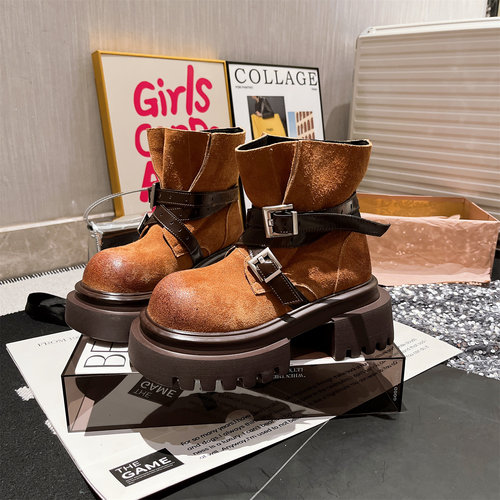 切尔西靴烟筒靴马丁靴短靴机车靴