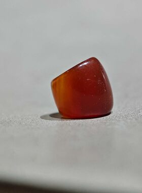 天然酒红唐球玛瑙斜切猪大肠9.5