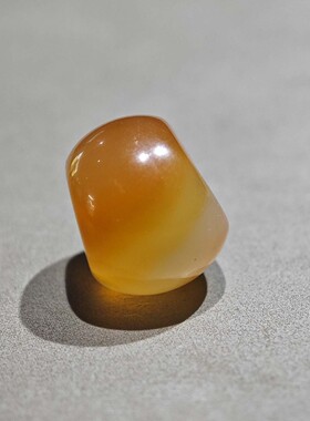 16MM天然缠丝玛瑙猪大肠马蹄珠