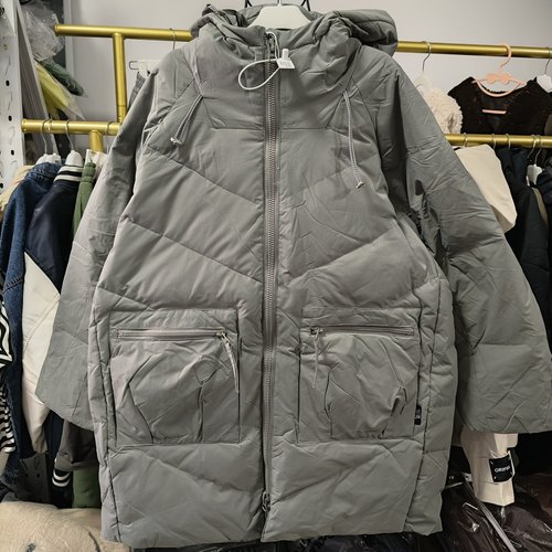 百系儿童冬季连帽羽绒服男女童中长款90白鸭绒羽绒外套青少年保暖