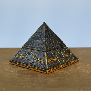 饰工艺品首饰盒礼品物 个性 古埃及胡夫金字塔模型创意小摆件家居装