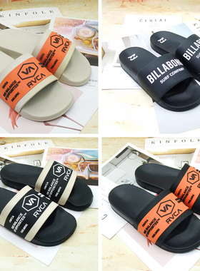 Billabong情侣拖鞋女士男士夏一字凉拖防滑舒适外穿沙滩防水冲浪