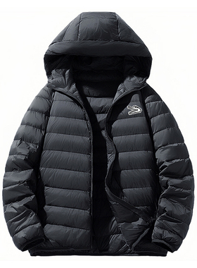 dnnnnx美式90鸭绒排骨羽绒服小众潮牌加厚保暖宽松连帽外套男秋冬