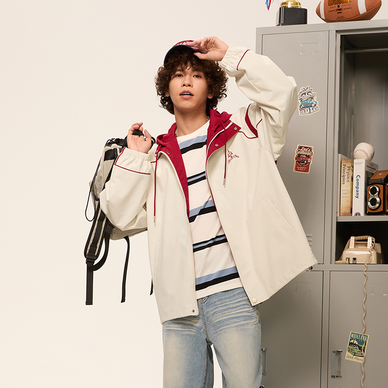 腾讯视频DOKI 斗罗大陆美式高街青少年宽松加绒连帽外套男女秋冬