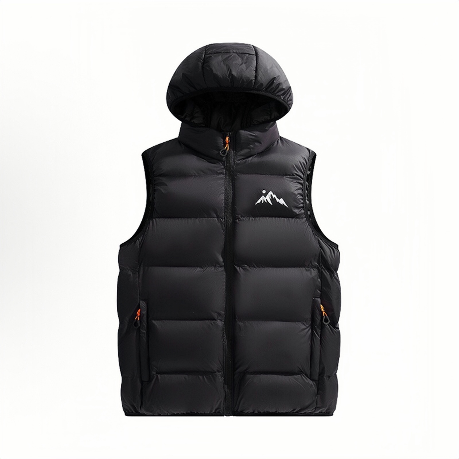 中国航天小众潮牌户外山系宽松拉链无袖连帽立领棉马甲秋冬男女款