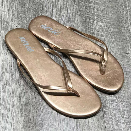 女士细带时尚百搭仙女风人字拖