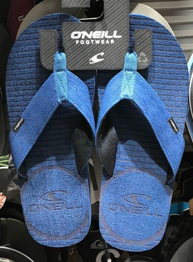 2026年ONEILL现货夏季男士潮牌舒适布带人字拖时尚防滑耐磨凉拖