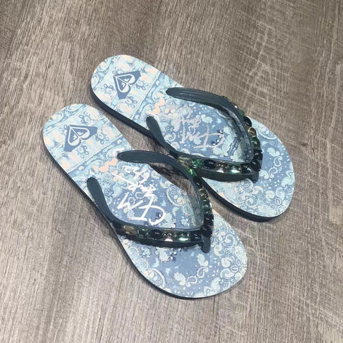 现货ROXY防臭凉拖鞋简约