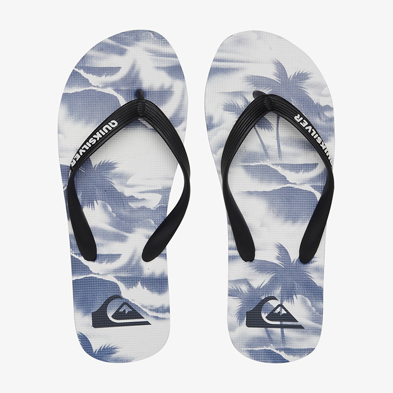 现货Quiksilver2024新款夏季男士速干时尚夹脚潮牌冲浪休闲人字拖
