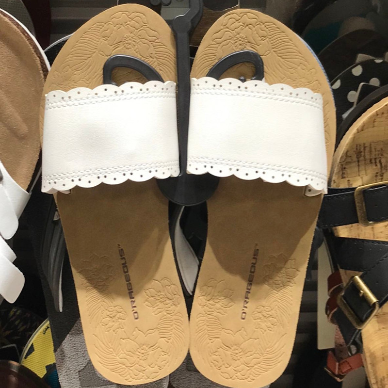 夏季包邮新款女士平跟日常白色