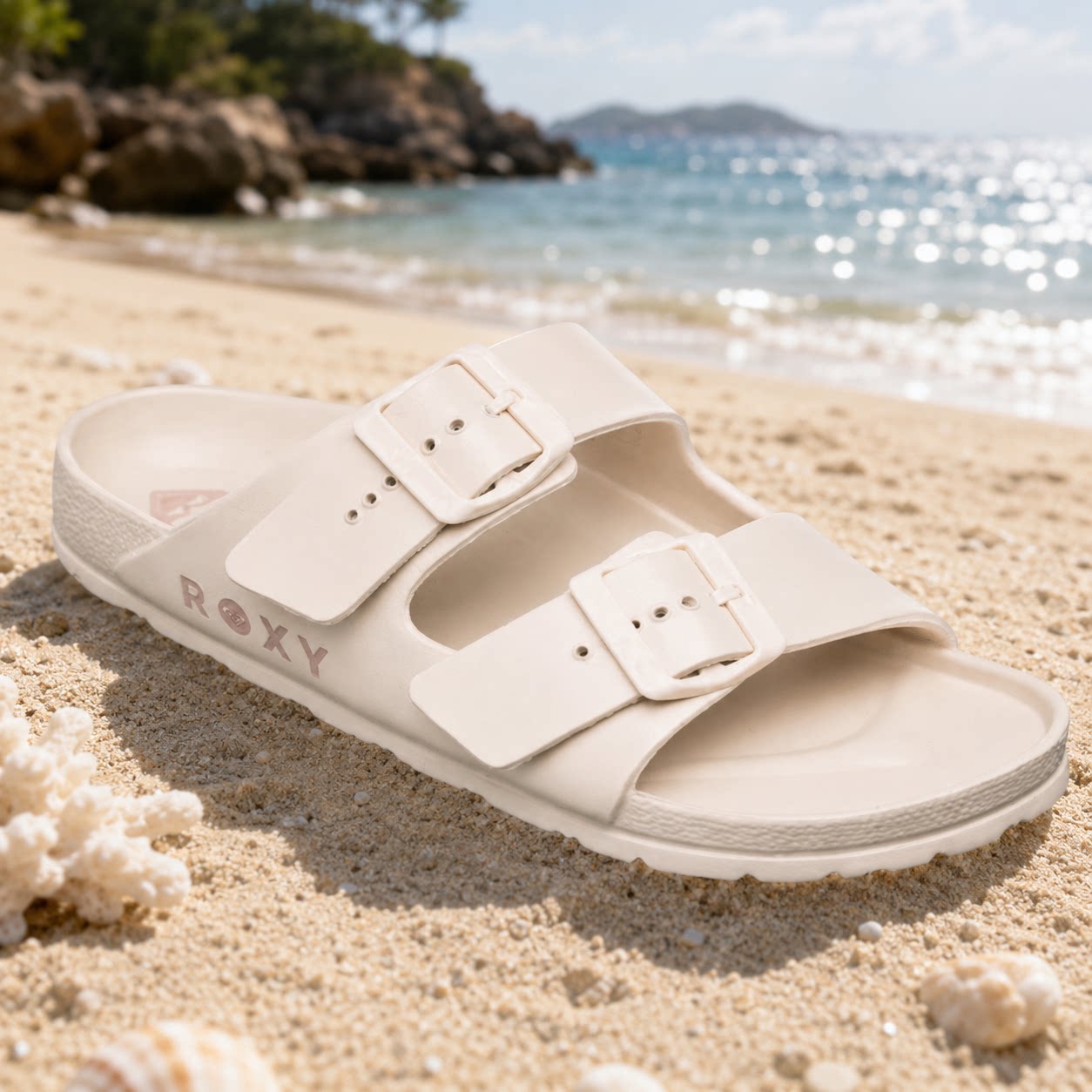夏季新款上市新品Roxy双扣带女士