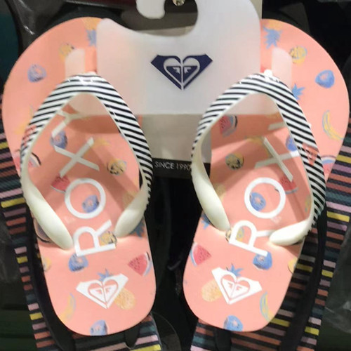 现货ROXY2026新款儿童室内外拖鞋