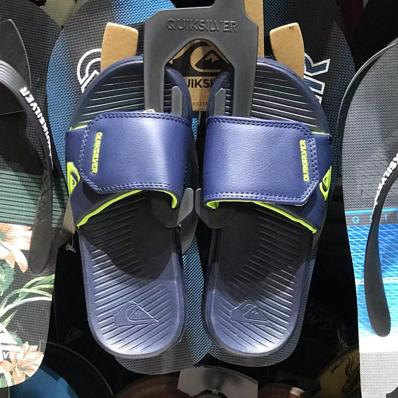 现货包邮Quiksilver2025新款夏季凉拖鞋男童防滑软底一字拖防臭