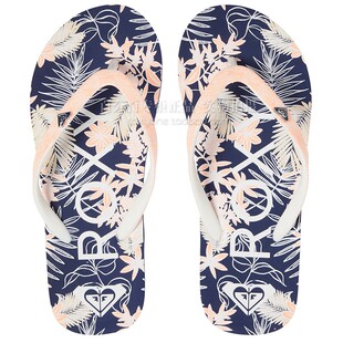 ROXY女童潮牌户外休闲度假游泳防滑超轻泡沫平底百搭拖鞋