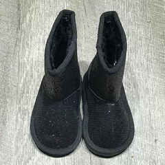 冬季新款上市保暖加绒雪地靴儿童短筒防滑棉靴时尚休闲平底短靴