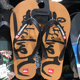 现货Quiksilver2026新款 带人字拖休闲外穿凉拖 橡胶黑色鞋 夏季 男士