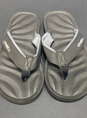 2026年ONEILL现货夏季男士潮牌舒适布带黑色人字拖时尚耐磨凉拖