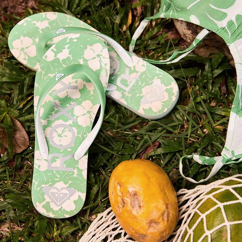 现货ROXY2026夏季限量款轻便舒适泡沫底凉拖鞋女士时尚百搭人字拖