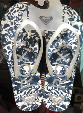 现货ROXY2025夏季新款灰色带子凉拖鞋女简约时尚百搭仙女风人字拖