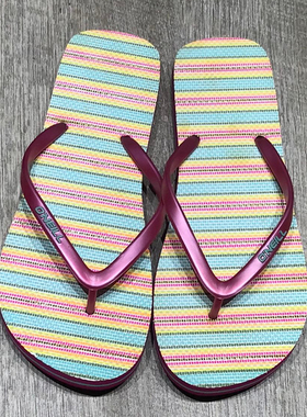 现货ONEILL2026夏季新款条纹休闲凉拖鞋女速干百搭沙滩亲子人字拖