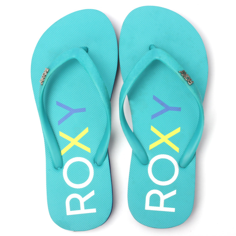 ROXY 2026年现货时尚百搭凉拖女童纯色简约休闲百搭沙滩人字拖