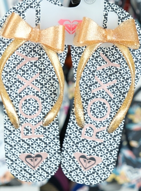 ROXY2026新款夏季儿童人字拖凉拖防滑时尚休闲速干沙滩鞋仙女风