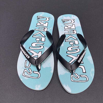 新款夏季男士橡胶潮牌人字拖