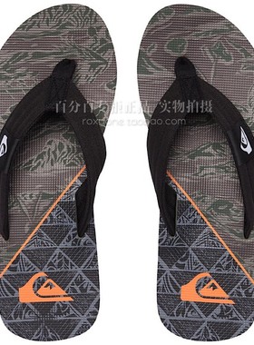 2025年Quikilver新款男亲子军绿色日常青春潮流休闲外度假eva