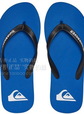 2025年新款沙滩冲浪潮牌男平底速干防滑个性天蓝色橡胶亲子凉拖