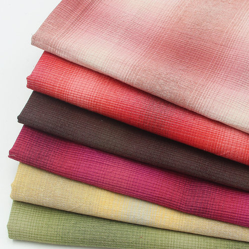 渐变先染布水洗先染面料