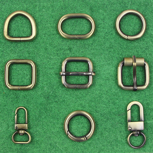 厚实古扫色日字扣D字扣