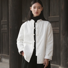 民族风棉服女2024新款太极夹棉外套古风中式棉袄短款复古盘扣棉衣