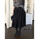 superniniyy 高订赫本裙&50羊毛配腰带中古感调性毛呢半身裙中裙
