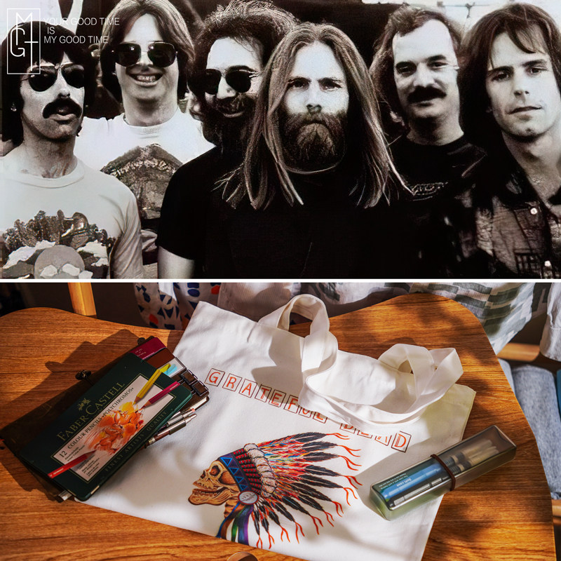 摇滚帆布包/the grateful dead/感恩而死乐队男女单肩/大容量