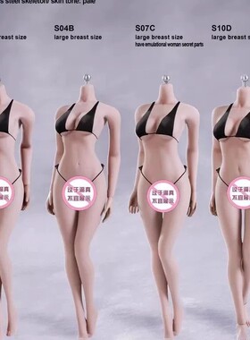 TBLeague 1/6 可动人偶  S01-S42A 钢骨包胶女素体 现货