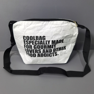 大容量小清新防水杜邦纸铝箔斜挎包保温便当包午餐带饭包饭盒包