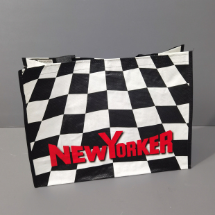 外贸原单大容量防水覆膜编织袋超市手提购物袋环保袋单肩包收纳袋