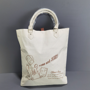 外贸日单大容量卡通牛津布手提袋环保购物袋手拎包女包包通勤包