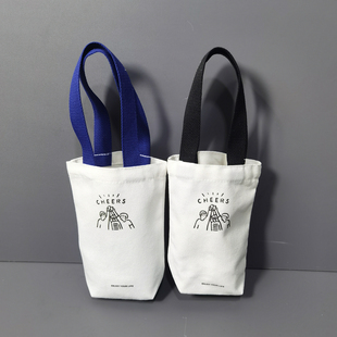 外贸单小号便携帆布手拎包小清新手提袋环保袋收纳袋