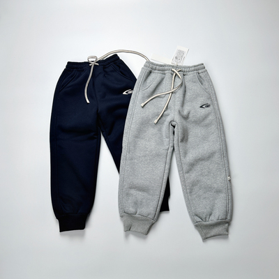 羊羔绒加绒学生运动长裤