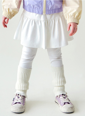 26春款韩国童装女童高品质纯棉打底裙裤打底裤100-150 N2