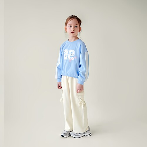 26春秋款韩国童装纯棉高品质女童中大童运动休闲套装120-160 L2
