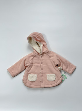 加绒夹棉女童可爱外套棉衣棉服