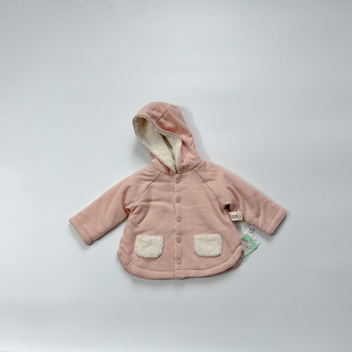 加绒夹棉女童可爱外套棉衣棉服