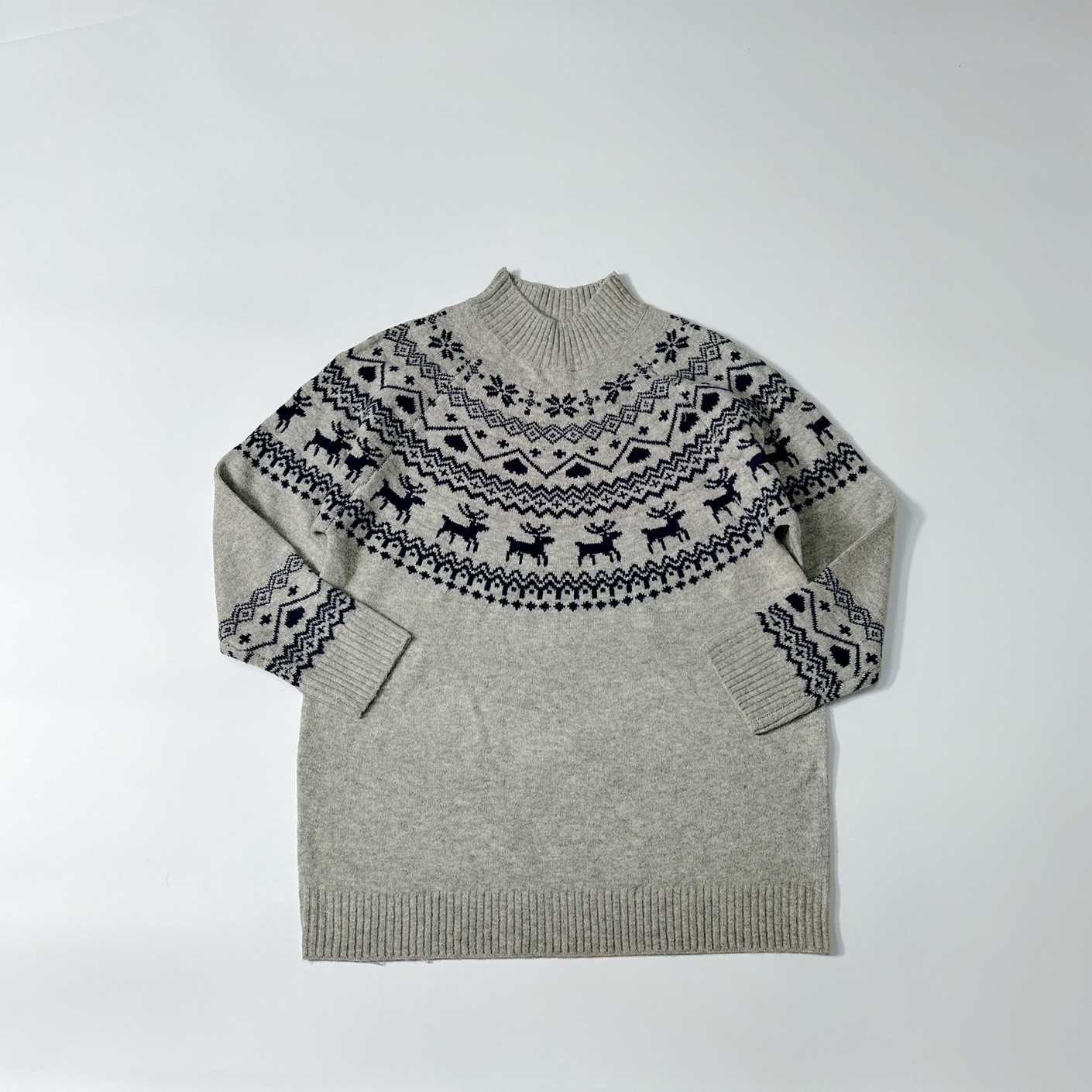 秋冬新款日系纯原女士成人费舍尔岛中长款毛衣针织上衣 B3,女装/女士精品,毛衣,淘宝优惠券,粉丝福利购,淘宝优惠卷