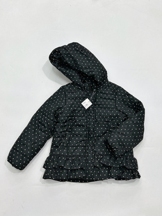 日单大牌女童秋冬新款夹棉棉衣棉服中大童小童唯美下摆G6