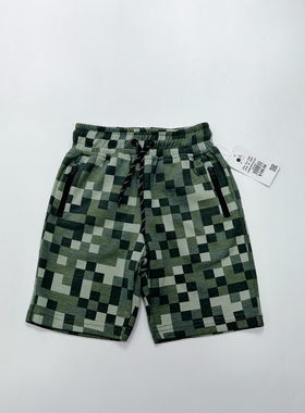 法单纯原新款夏款中大童男女童时尚运动裤五分裤2A-16A亲子款 A3