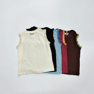 170 潮品夏款 CA1 背心110 中大童时尚 夏季 女童个性